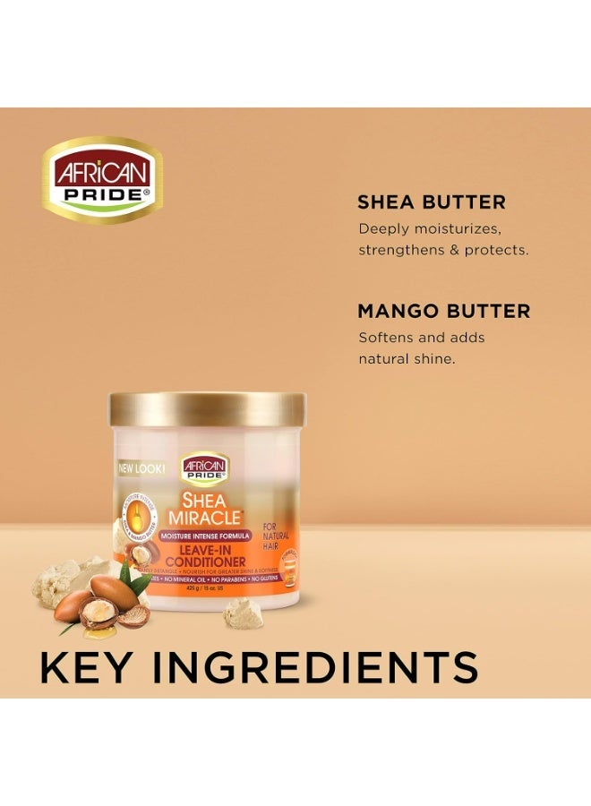 African Pride Shea Butter Leave-In Conditioner – Deep Moisture, Softness & Daily Hair Care – 425 g - Image 2